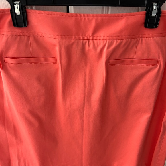 NWT Button-Front Coral Skirt by Anne Klein Design, Mid Knee Length - Picture 8 of 13